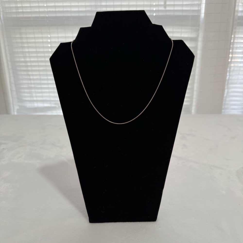 925 Italy Sterling Silver Herringbone Chain Necklace